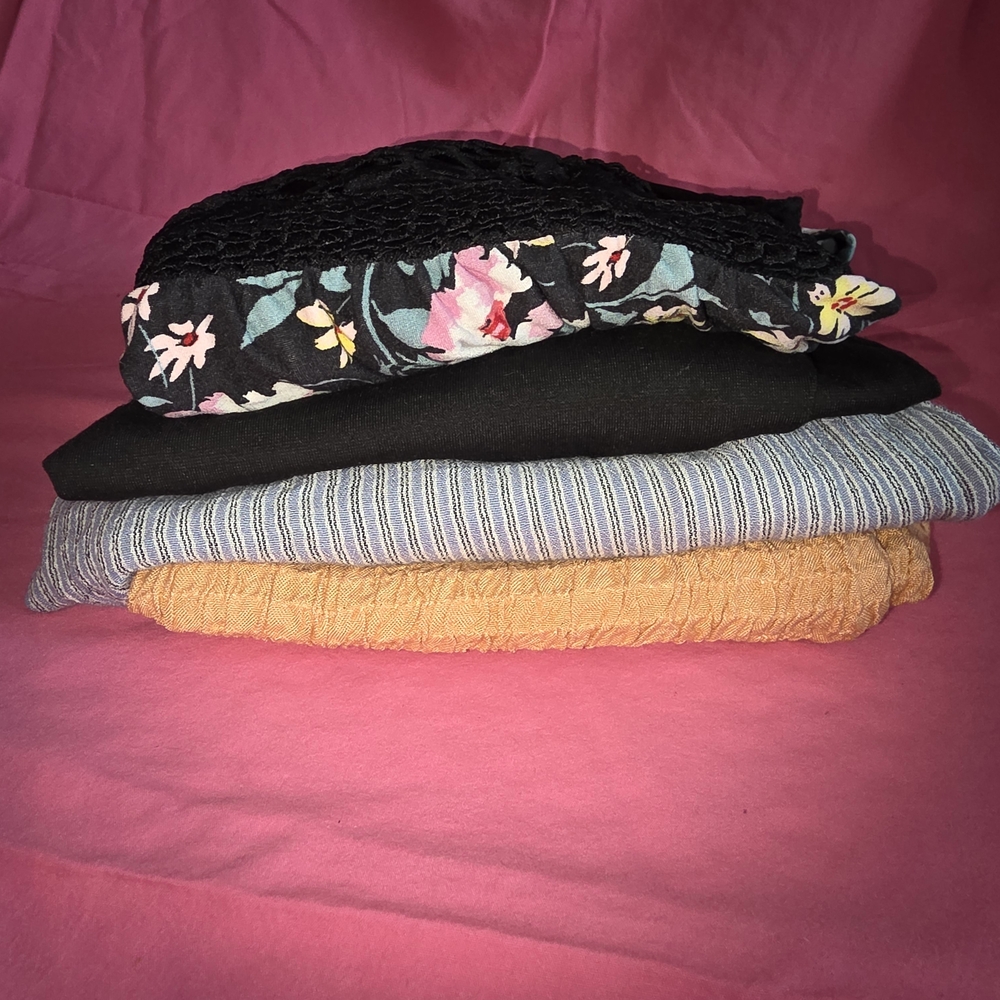 Floral and Striped Clothing Bundle